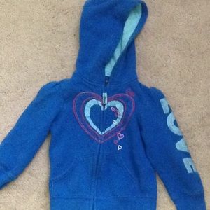 Gap little girl zip up hoodie